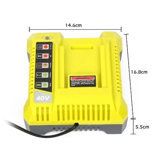 For Ryobi 40V lithium-ion battery charger OP401 OP4050A OP4015 OP4026 OP4030 OP4040 OP4050 OP400A OP403A ZROP401
For Ryobi 40V lithium-ion battery charger OP401 OP4050A OP4015 OP4026 OP4030 OP4040 OP4050 OP400A OP403A ZROP401