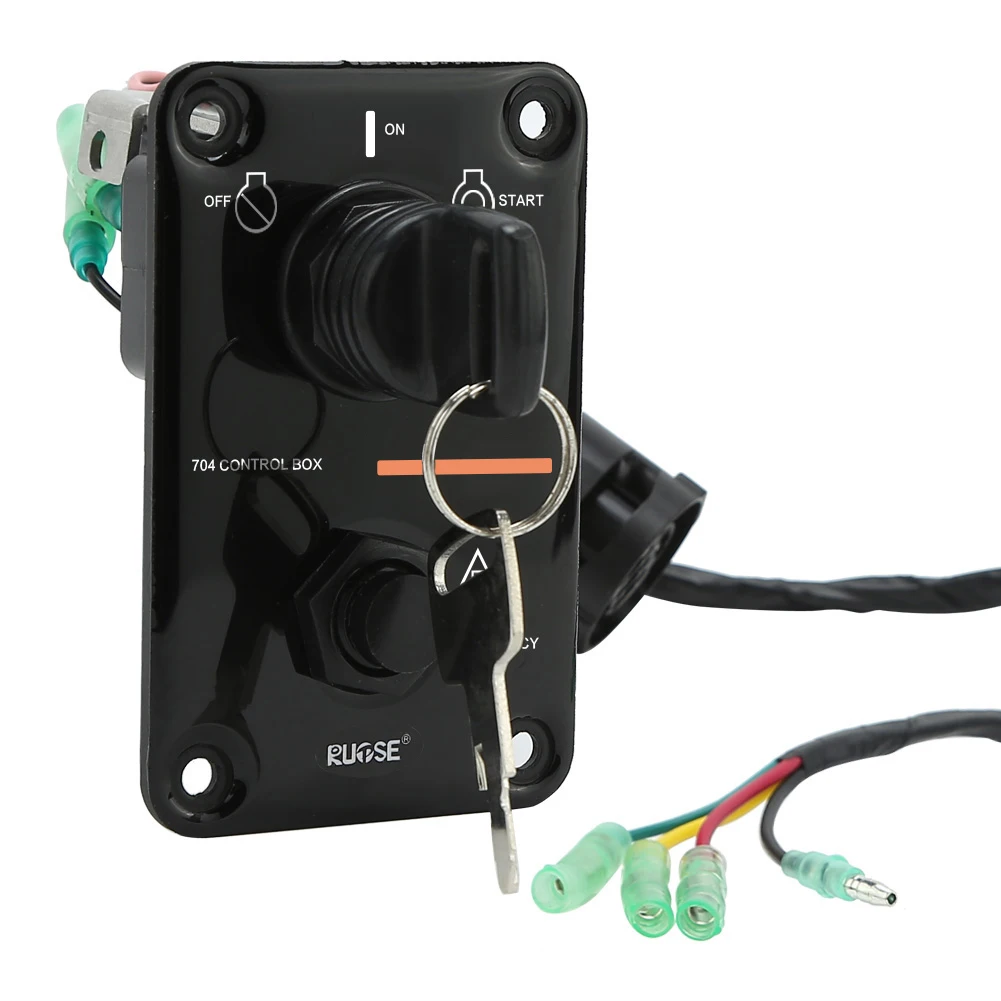 Main Switch Panel Single Engine Key Panel Assembly On-Off-Start 704 Control Box Yamaha Outboard 704-82570-12-00 704-82570-08-00
Main Switch Panel Single Engine Key Panel Assembly On-Off-Start 704 Control Box Yamaha Outboard 704-82570-12-00 704-82570-08-00