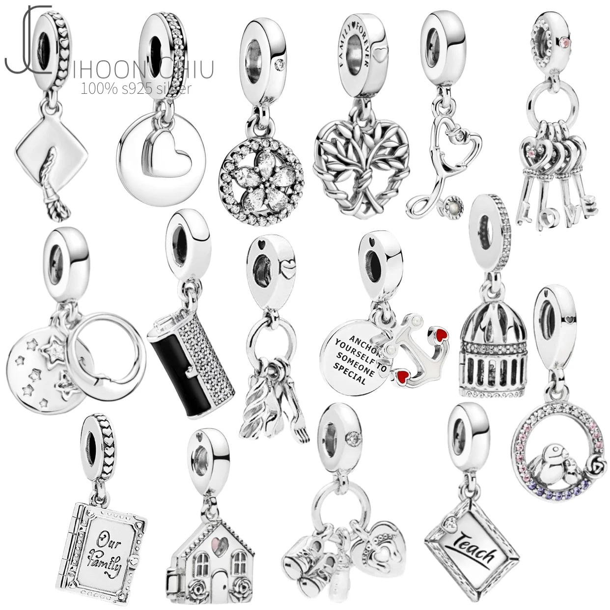 S925 Sterling Silver color flower love wine coffee glass Pendant DIY fine beads Fit Original Pan Charm Bracelet Jewelry
S925 Sterling Silver color flower love wine coffee glass Pendant DIY fine beads Fit Original Pan Charm Bracelet Jewelry