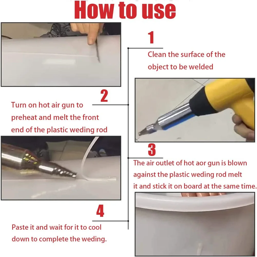Ivory White Welding Rods Plastic Welding Welding Rods Set With Stainless Steel 13in 7Types Corrosion Resistant
Ivory White Welding Rods Plastic Welding Welding Rods Set With Stainless Steel 13in 7Types Corrosion Resistant