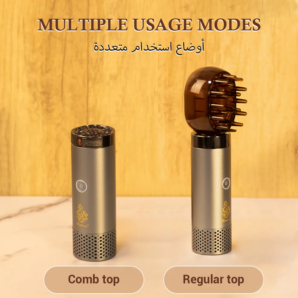 Namste Bakoor Electric Incense Burner Hair Aroma Diffuser USB Rechargeable Comb Incense Censer Muslim Dukhoon Home Air Freshener
Namste Bakoor Electric Incense Burner Hair Aroma Diffuser USB Rechargeable Comb Incense Censer Muslim Dukhoon Home Air Freshener