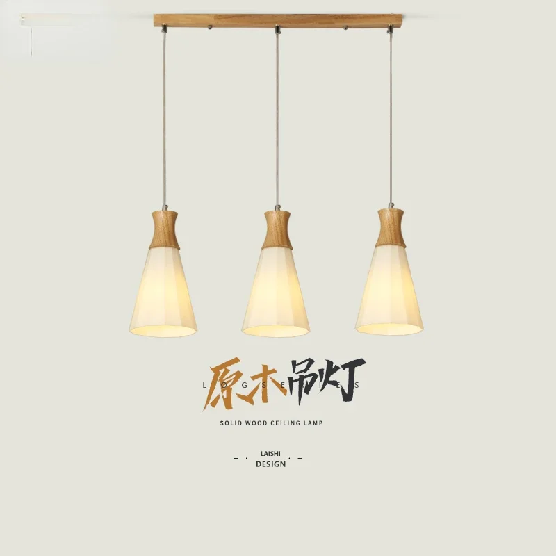Creative Nordic Japanese Lamps Simple Modern Log Dining-Room Lamp 3-Head Long Led Wooden Solid Wood Chandelier
Creative Nordic Japanese Lamps Simple Modern Log Dining-Room Lamp 3-Head Long Led Wooden Solid Wood Chandelier