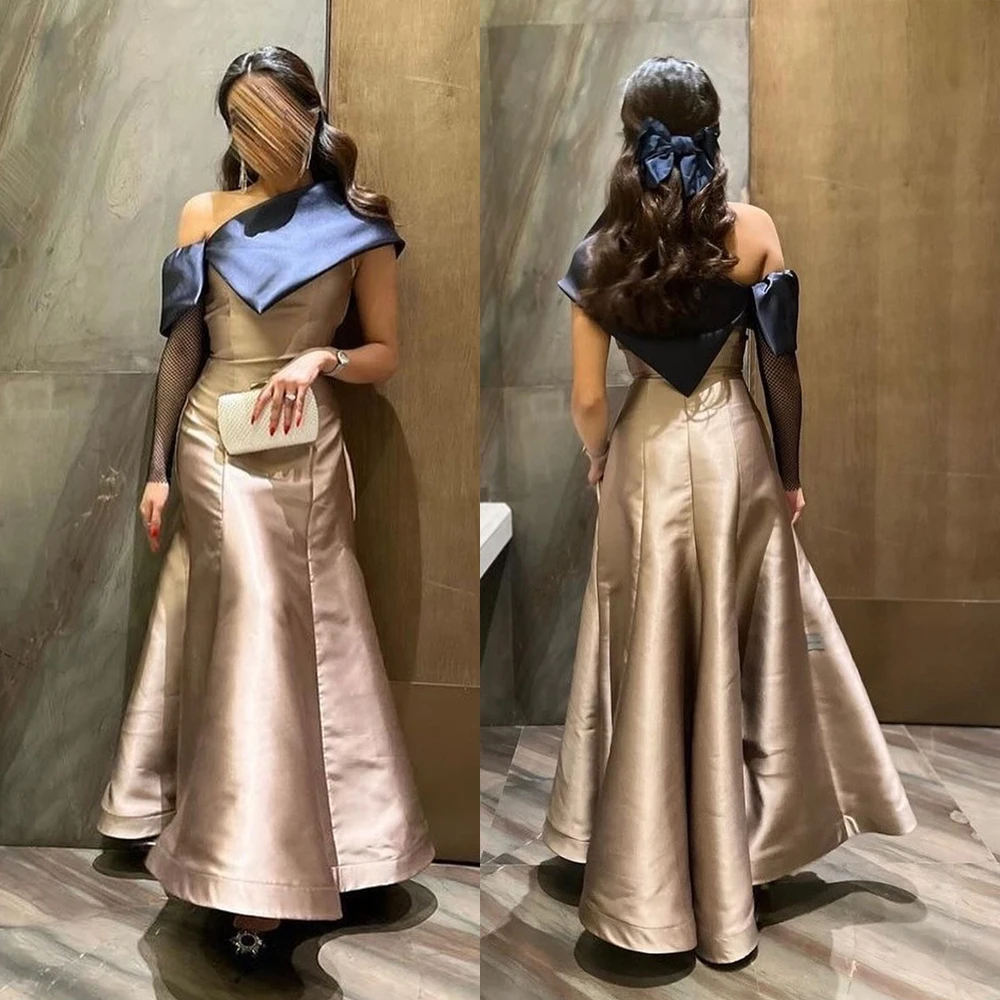 Prom Dress Fashion Asymmetrical One-Shoulder Mermaid Celebrity Dresses Ankle Length One Shoulder Satin Formal Evening Gowns
Prom Dress Fashion Asymmetrical One-Shoulder Mermaid Celebrity Dresses Ankle Length One Shoulder Satin Formal Evening Gowns