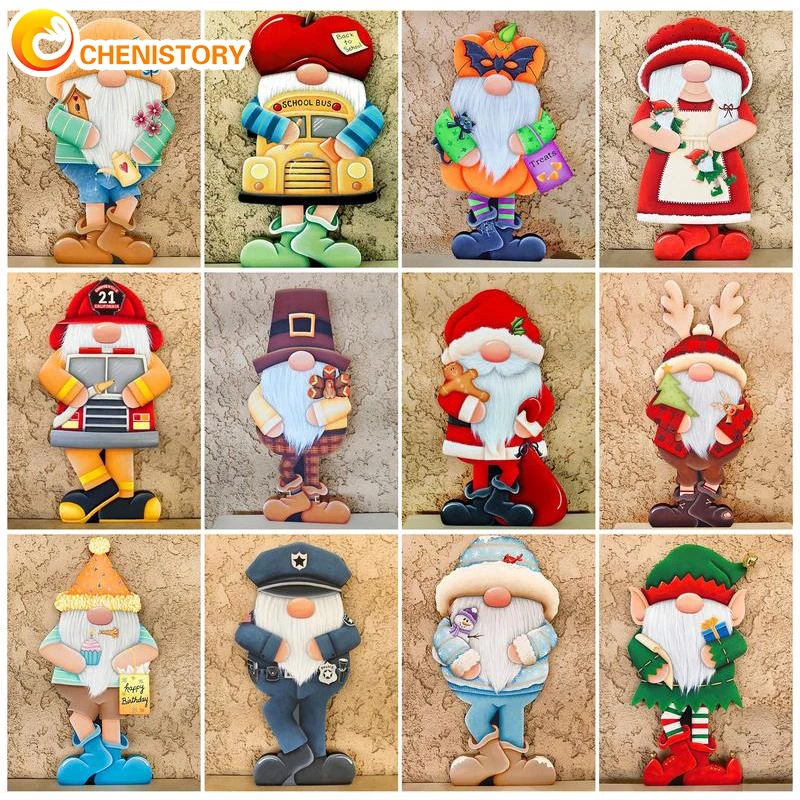CHENISTORY Oil Paintings By Number For Adults Figure On Canvas Christmas Decorations Digital Coloring Drawing By Numbers Gift
CHENISTORY Oil Paintings By Number For Adults Figure On Canvas Christmas Decorations Digital Coloring Drawing By Numbers Gift
