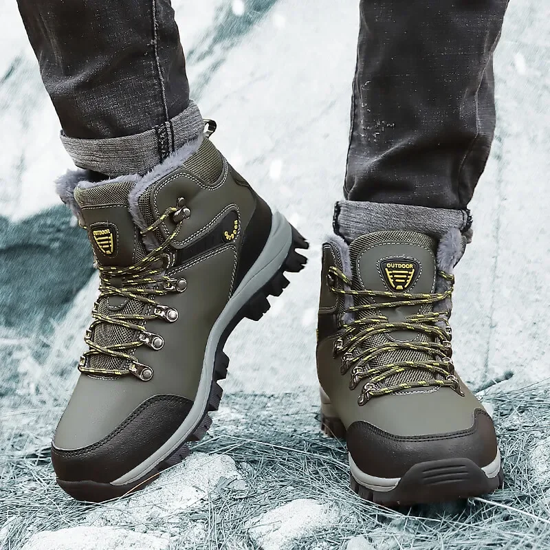 Men Leather Boots Hiking Shoes Trekking Winter Snow Waterproof Sneakers Super Warm Men's Boots Outdoor Male Work Shoes Size 46
Men Leather Boots Hiking Shoes Trekking Winter Snow Waterproof Sneakers Super Warm Men's Boots Outdoor Male Work Shoes Size 46