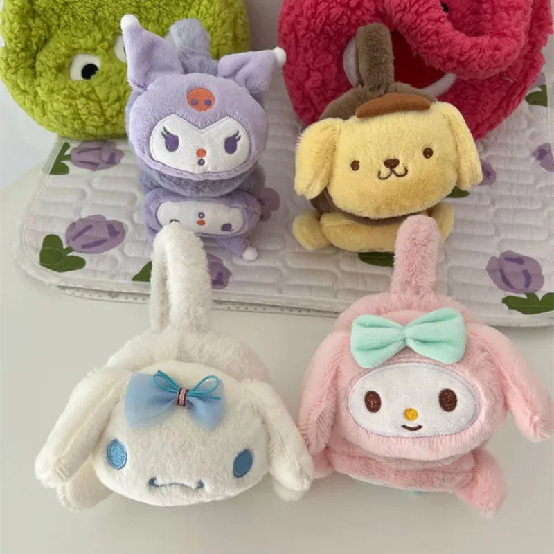 Sanrioed Plush Earmuffs Kawaii Kuromi My Melody Cinnamoroll Cartoon Cute Winter Ears Antifreeze Women Earmuffs Gift for Girls
Sanrioed Plush Earmuffs Kawaii Kuromi My Melody Cinnamoroll Cartoon Cute Winter Ears Antifreeze Women Earmuffs Gift for Girls