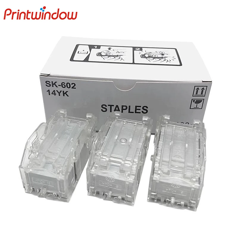 

SK-602 14YK Staple Cartridge for Konica Minolta bizhub C452 C552 C652 C451 C751 C550 C650 C654 C754 654e 754e 1 Box of 3