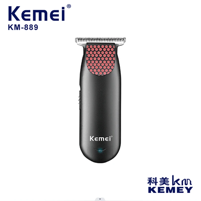 Kemei Simple Travel Mini Low Noise USB Electric Rechargeable Black Carbon Steel Cutter Head Hair Clippers KM-889
Kemei Simple Travel Mini Low Noise USB Electric Rechargeable Black Carbon Steel Cutter Head Hair Clippers KM-889