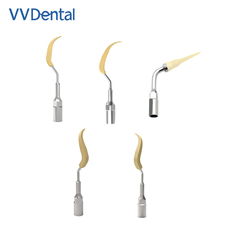 

VVDental Ultrasonic Dental Scaler Tips B1 B4 B5 for EMS WOODPECKER-UDS Handpiece for Cleaning Implant Ceramic Orthodontic Teeth