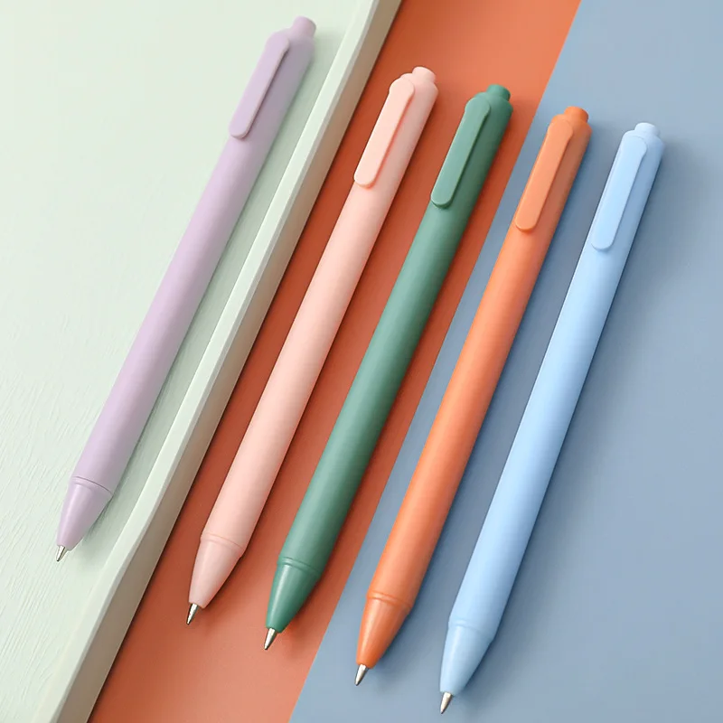 1PCS 0.5mm Morandi Macaron Press Gel Pen Writing Pen Signature Black Ink Office School Stationery Supply
1PCS 0.5mm Morandi Macaron Press Gel Pen Writing Pen Signature Black Ink Office School Stationery Supply