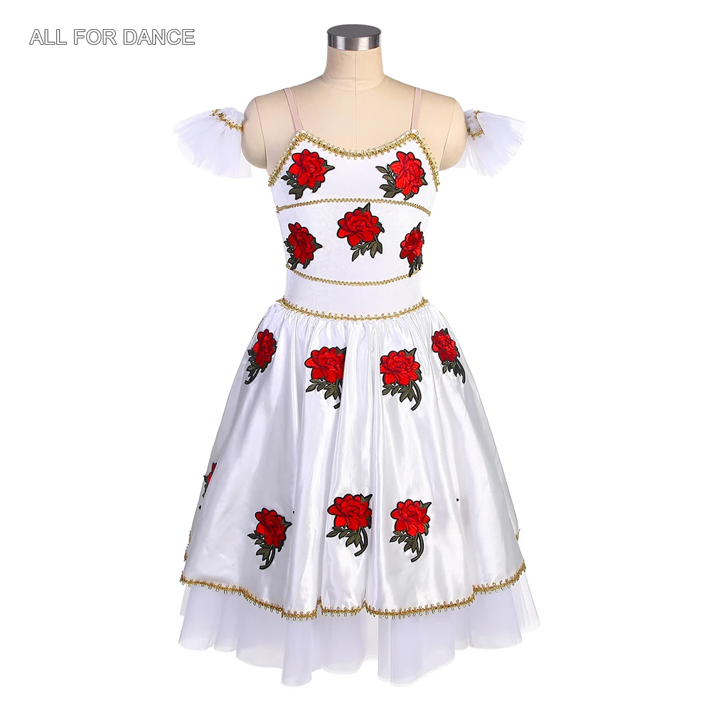 20521 New Ballet Dance Tutu Dance Costume Flora Girl/Women Stage Performance Dance Dress With Rose
20521 New Ballet Dance Tutu Dance Costume Flora Girl/Women Stage Performance Dance Dress With Rose