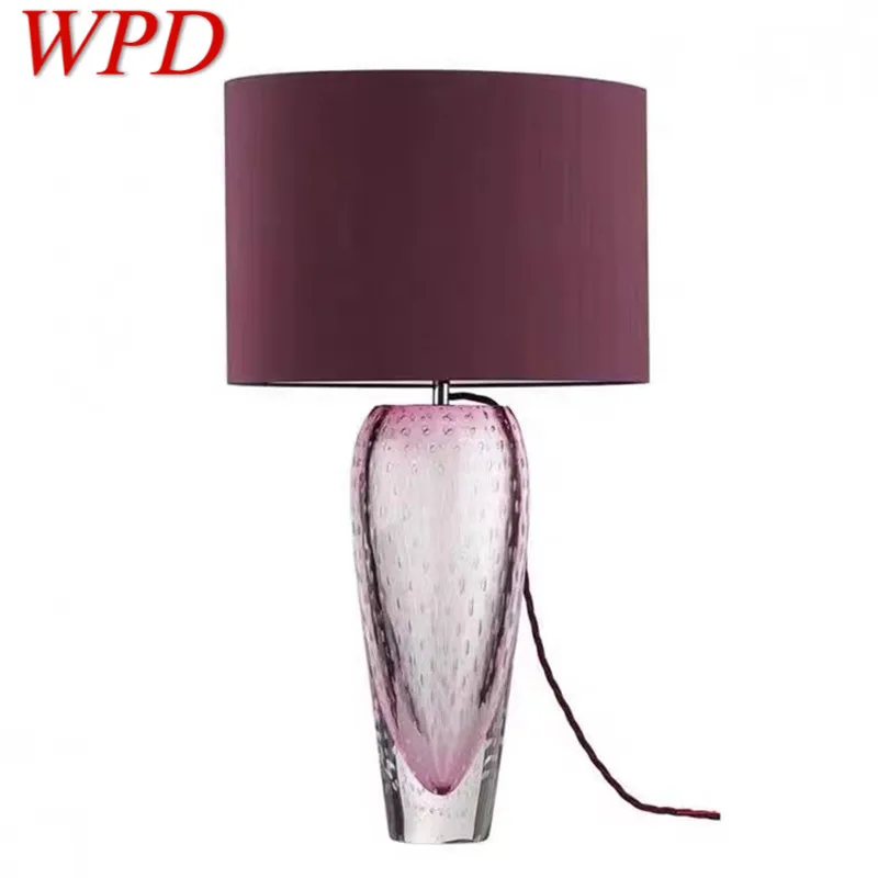 

WPD Nordic Glaze Table Lamp Modern Art Iiving Room Bedroom Study Hotel LED Personality Originality Desk Light