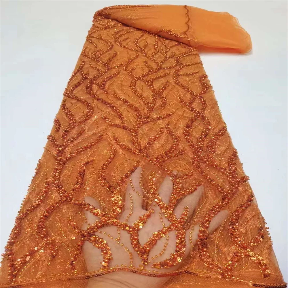 Familiar High-End Sequins Embroidery French Mesh Lace Fabric Latest African Tube Beads Tulle Lace Fabrics for Party Sew QC62654
Familiar High-End Sequins Embroidery French Mesh Lace Fabric Latest African Tube Beads Tulle Lace Fabrics for Party Sew QC62654