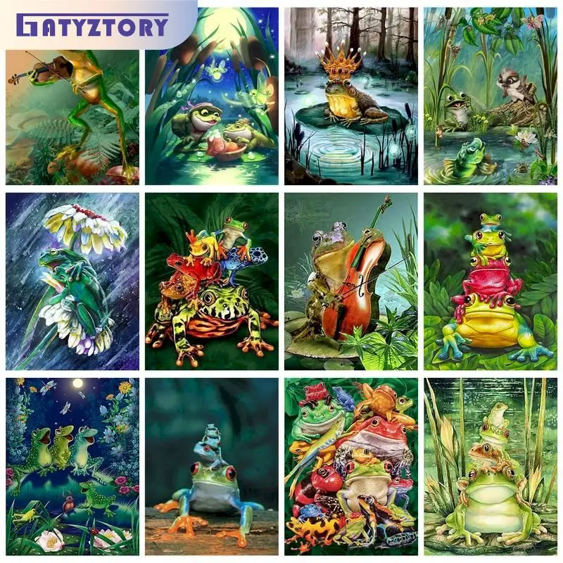 GATYZTORY 40x50cm Painting By Numbers On Canvas Cartoon Frogs Drawing By Numbers For Adults Pictures By Numbers Acrylic Paint Ki
GATYZTORY 40x50cm Painting By Numbers On Canvas Cartoon Frogs Drawing By Numbers For Adults Pictures By Numbers Acrylic Paint Ki