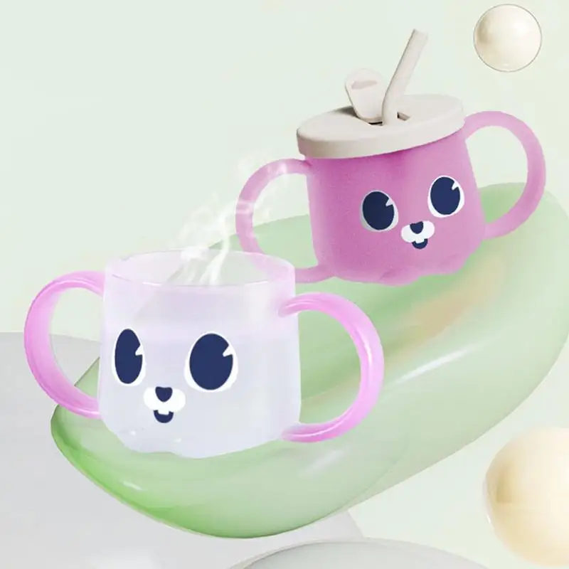 

Меняющая цвет силиконовая чашка, тренировочная чашка с защитой от протекания и соломинкой, термостойкая чашка с защитой от падения, детская чашка для питья воды, молока