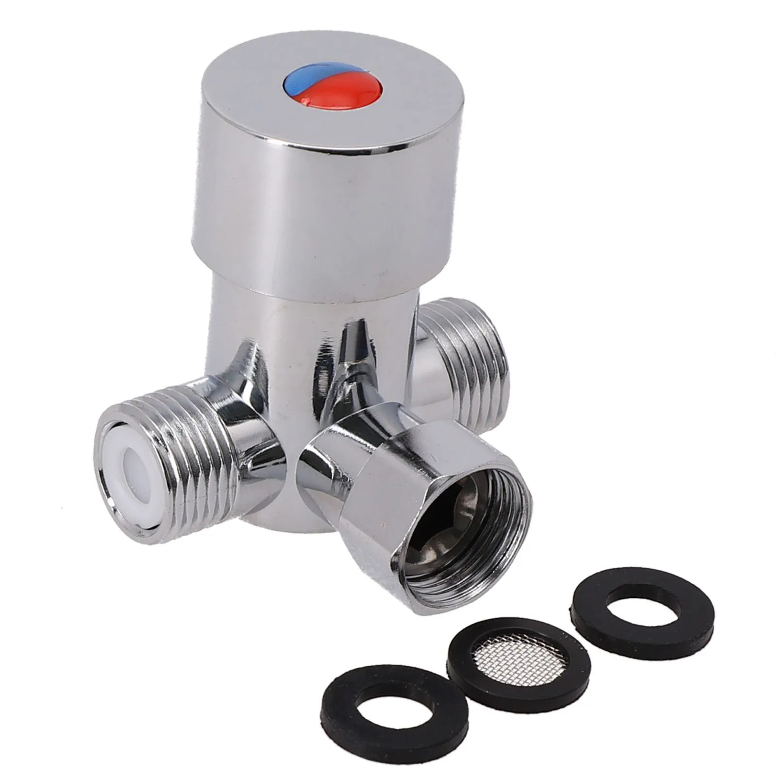 For Water Heater Inlet Valve Mixing Valve Induction Tap Thermostatic Thickened Brass Wash Basin Water Valver Adjustable
For Water Heater Inlet Valve Mixing Valve Induction Tap Thermostatic Thickened Brass Wash Basin Water Valver Adjustable