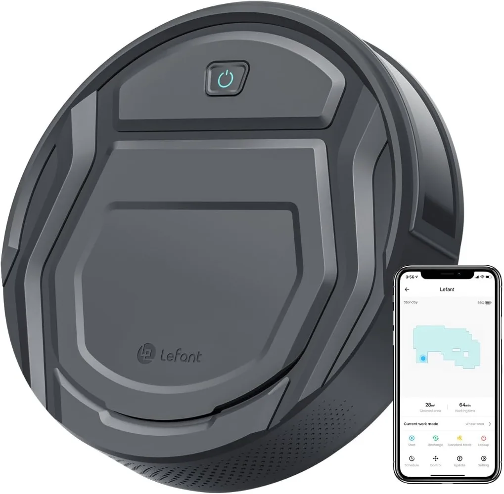 

M210 Pro Robot Vacuum Cleaner, Tangle-Free 2200Pa Suction, Slim, Quiet, Self-Charging Wi-Fi/APP Remote Connected Robotic