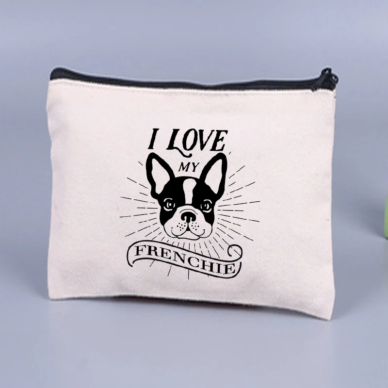 Female Toiletry Storage Pouch Travel Cosmetic Case I Love Frenchie Print Canvas Makeup Bags Zipper Coin Purse Pencil Organizer
Female Toiletry Storage Pouch Travel Cosmetic Case I Love Frenchie Print Canvas Makeup Bags Zipper Coin Purse Pencil Organizer