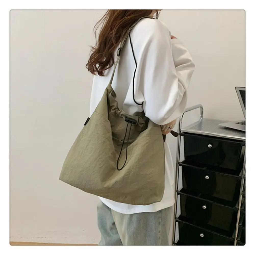 New Fashion Women Shoulder Bag Nylon Casual High Quality Tote Bag Solid Color Basic Style Crossbody Bag New Fashion Women Shoulder Bag Nylon Casual High Quality Tote Bag Solid Color Basic Style Crossbody Bag