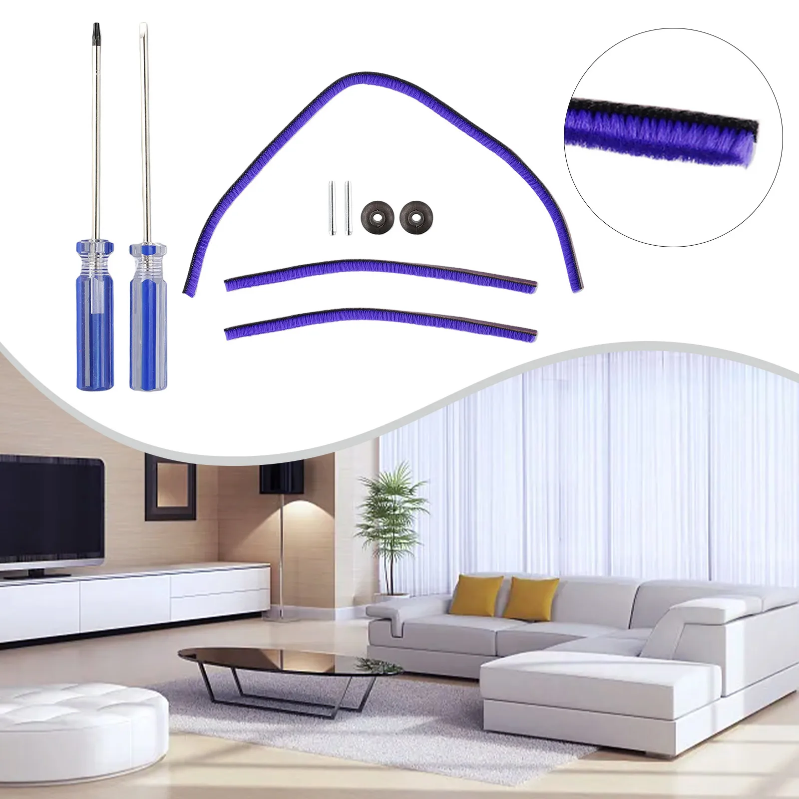 Home Accessories Vacuum Parts 2pcs Axles 2pcs Rollers 2pcs Screwdriver 3pcs Soft Plush Strips Household Supplies
Home Accessories Vacuum Parts 2pcs Axles 2pcs Rollers 2pcs Screwdriver 3pcs Soft Plush Strips Household Supplies