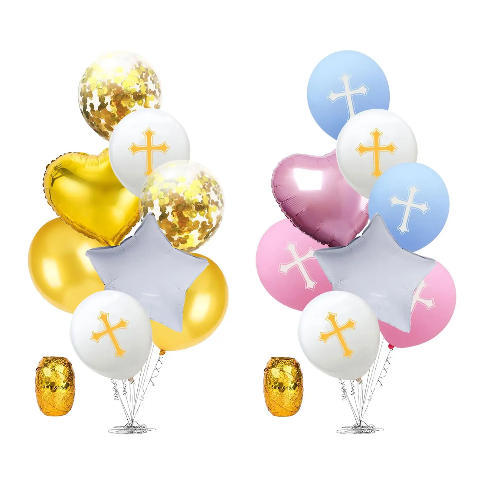 8x Easter Party Balloons Party Supplies with Ribbon Easter Decorations Solemn Latex for Home Christening Prayer Communion Dinner
8x Easter Party Balloons Party Supplies with Ribbon Easter Decorations Solemn Latex for Home Christening Prayer Communion Dinner