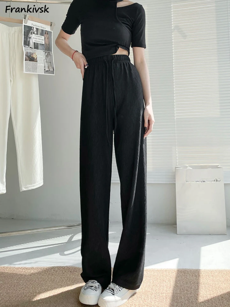 Casual Pants Women Korean Style Harajuku Comfortable High Street Mopping Fashion All-match Baggy Drawstring Trousers Summer Chic
Casual Pants Women Korean Style Harajuku Comfortable High Street Mopping Fashion All-match Baggy Drawstring Trousers Summer Chic