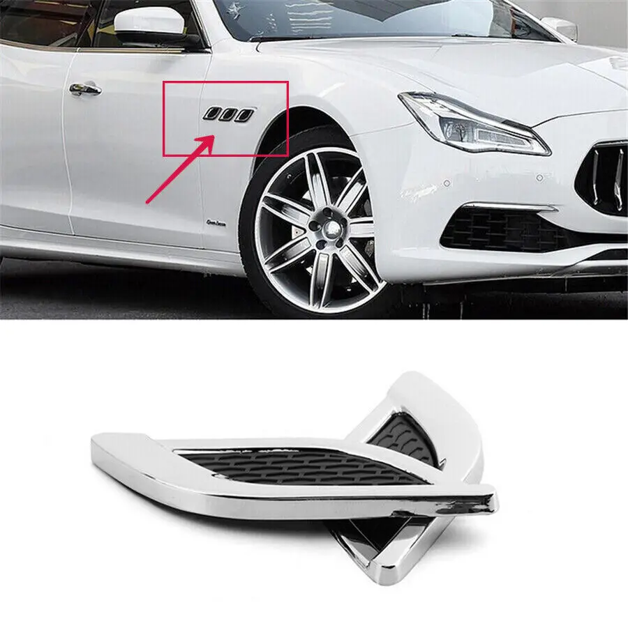 Universal Car Automobiles Front DIY Fender Side Vent Air Duct Decor Trim Stick Cover 6Pcs Accessories Exterior Parts ABS Alloy
Universal Car Automobiles Front DIY Fender Side Vent Air Duct Decor Trim Stick Cover 6Pcs Accessories Exterior Parts ABS Alloy