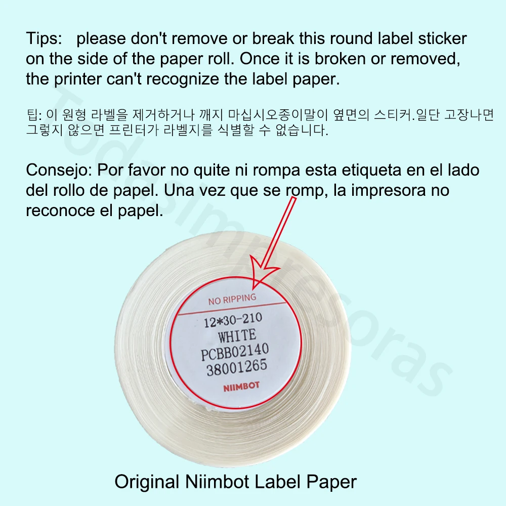 Generic Niimbot D110 Mini Thermal Sticker Label Printer Home Outdoor