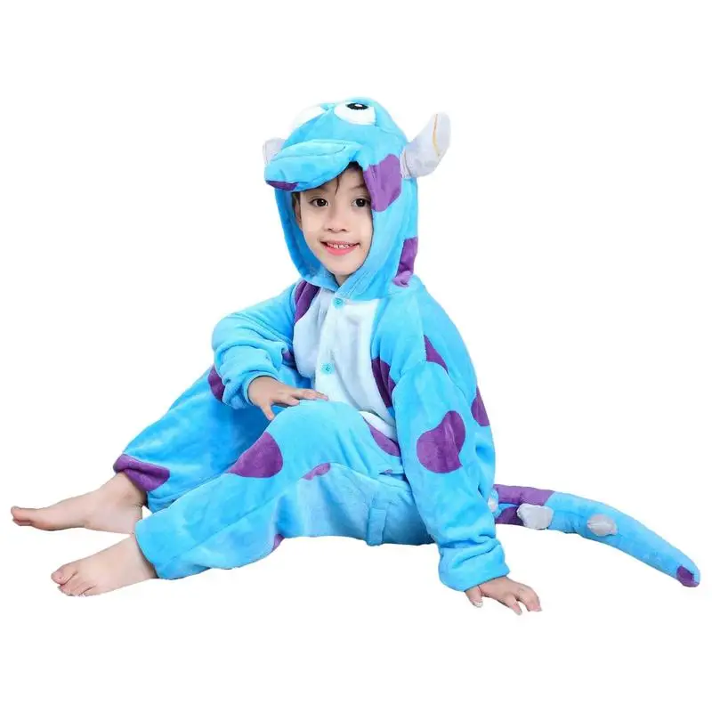 

Onesie Pajamas Flannel Soft Warm Animal Onesie Pajamas For Kids Toddler Dinosaur Onesie Pajamas For Halloween Cosplay Costume
