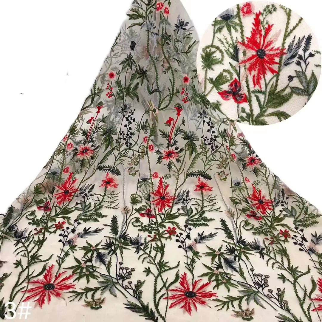 Beautiful Flat Embroidery Fabric With Colorful Thread French Tulle Net / African Nigeria Lace For Evening dresses.Weddings Party
Beautiful Flat Embroidery Fabric With Colorful Thread French Tulle Net / African Nigeria Lace For Evening dresses.Weddings Party