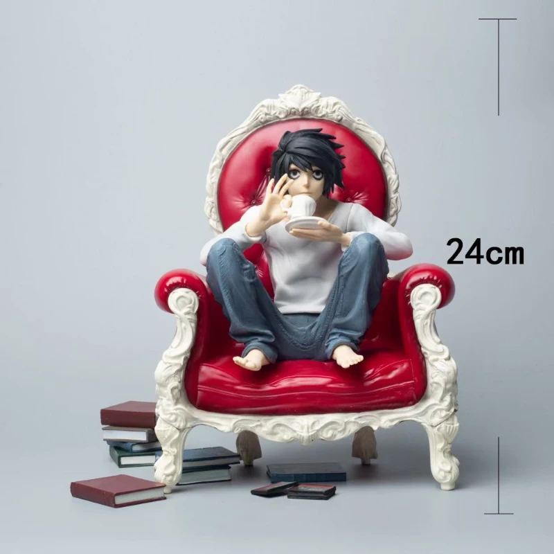 24cm Anime Figures Death Note Figure L Lawliet Lawliet Figurine Pvc Statue Model Doll Collectible Room Decoration Ornament Toys
24cm Anime Figures Death Note Figure L Lawliet Lawliet Figurine Pvc Statue Model Doll Collectible Room Decoration Ornament Toys