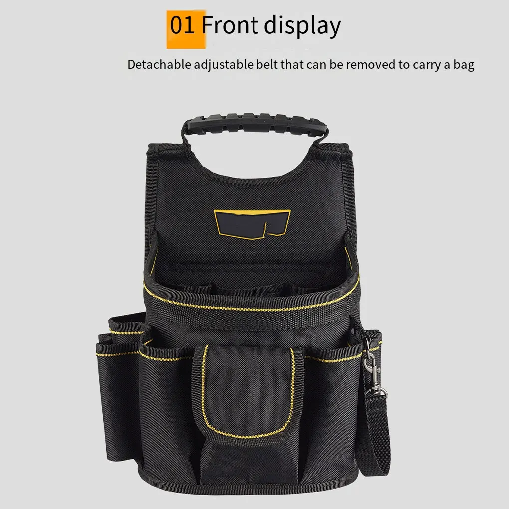 Waist Pocket Electrician Tool Oganizer Bag Multifunctional High Capacity Repair Oxford Cloth For Home Tools Storage
Waist Pocket Electrician Tool Oganizer Bag Multifunctional High Capacity Repair Oxford Cloth For Home Tools Storage