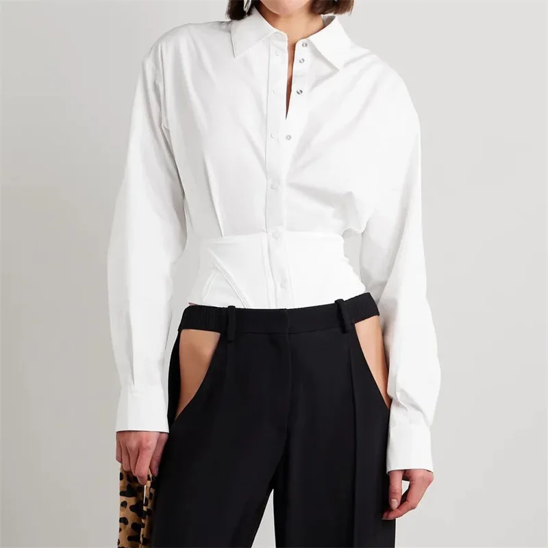 

Bodysuit New Summer 2024 Korean Fashion Slim Fit Women's Shirt High quality cotton blend long sleeved top y2k body suits women