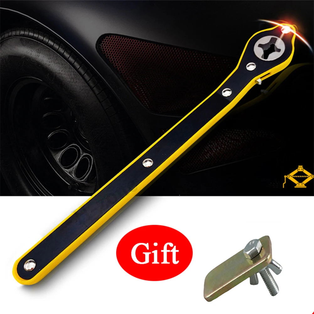 Car Labor-saving Jack Ratchet Wrench Scissor Jack Garage Tire Wheel Lug Wrench Handle Labor-saving Wrench Car Repair Tool
Car Labor-saving Jack Ratchet Wrench Scissor Jack Garage Tire Wheel Lug Wrench Handle Labor-saving Wrench Car Repair Tool
