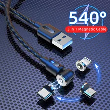 Mobile Phone 540 Degree Rotate Charging Cable 3A Fast Charging Magnetic Micro USB Type C Line For iPhone 13 Xiaomi Samsung S21
Mobile Phone 540 Degree Rotate Charging Cable 3A Fast Charging Magnetic Micro USB Type C Line For iPhone 13 Xiaomi Samsung S21