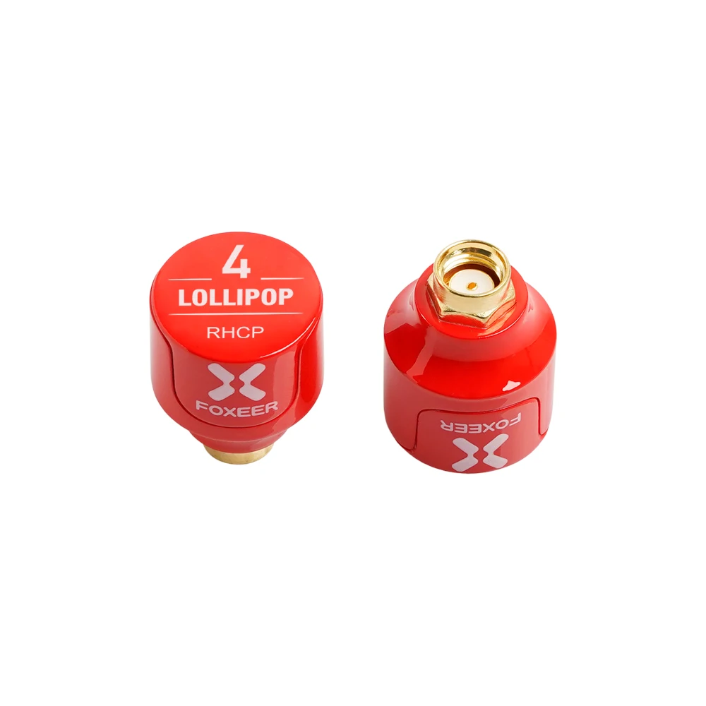 

2PCS Foxeer Lollipop 4 Stubby 5.8G 2.6Dbi Omni FPV Antenna LHCP RHCP SMA RP-SMA for RC FPV Freestyle Monitor Goggle DIY Parts