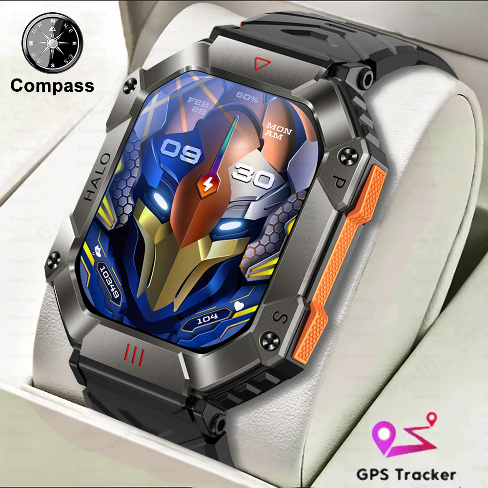 2023 Smart Watch Men 650mAh Large Battery Fitness Compass Heart Rate GPS Route Tracking Bluetooth Call Sport Military Smartwatch
2023 Smart Watch Men 650mAh Large Battery Fitness Compass Heart Rate GPS Route Tracking Bluetooth Call Sport Military Smartwatch