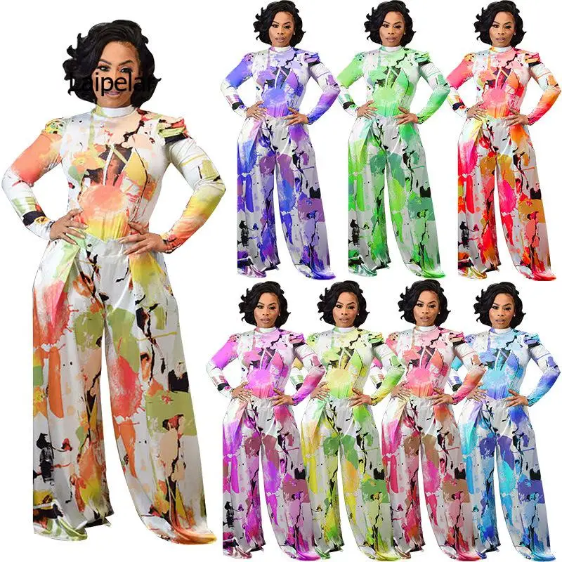 Laipelar White Autumn And Winter New Long-Sleeved T-Shirt Wide-Leg Pants Watercolor Two-Piece Suit
Laipelar White Autumn And Winter New Long-Sleeved T-Shirt Wide-Leg Pants Watercolor Two-Piece Suit