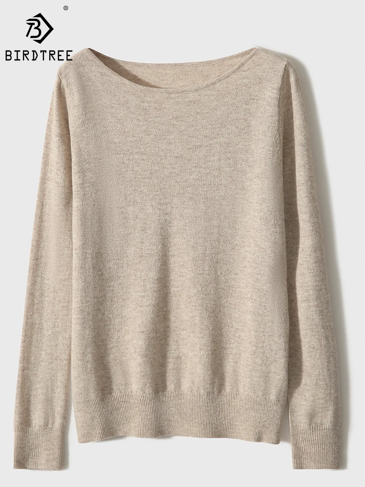 BirdTree 10%Cashmere 90%Wool Pullover,Round Neck Slouchy Style Solid,Gentle Casual Comfortable Soft Sweater Autumn T41503QD
BirdTree 10%Cashmere 90%Wool Pullover,Round Neck Slouchy Style Solid,Gentle Casual Comfortable Soft Sweater Autumn T41503QD