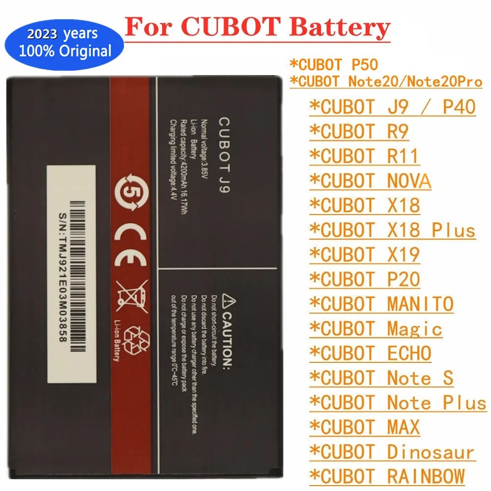 100% Оригинальный аккумулятор для CUBOT J9 P40 R9 R11 Note 7 Plus S 20 Pro MAX Dinosaur X18 Plus X19 P20 RAINBOW NOVA MANITO Magic ECHO
100% Оригинальный аккумулятор для CUBOT J9 P40 R9 R11 Note 7 Plus S 20 Pro MAX Dinosaur X18 Plus X19 P20 RAINBOW NOVA MANITO Magic ECHO