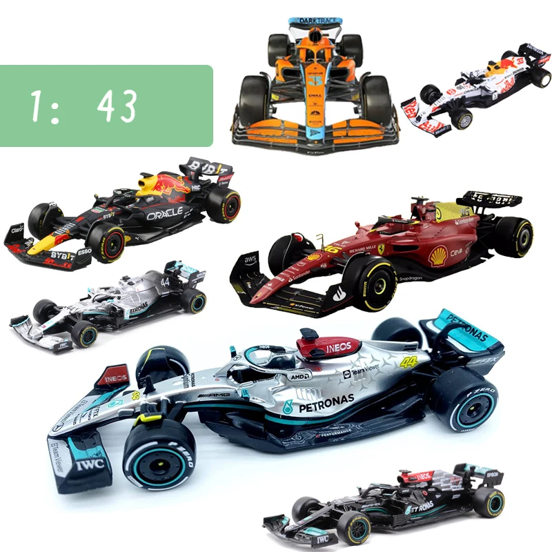 Bburago Scale 1:43 F1 Car Model Mercedes Ferrari Redbull Racing SF21 RB16B W12E Metal Diecast Verstappen Collectible Miniature
Bburago Scale 1:43 F1 Car Model Mercedes Ferrari Redbull Racing SF21 RB16B W12E Metal Diecast Verstappen Collectible Miniature