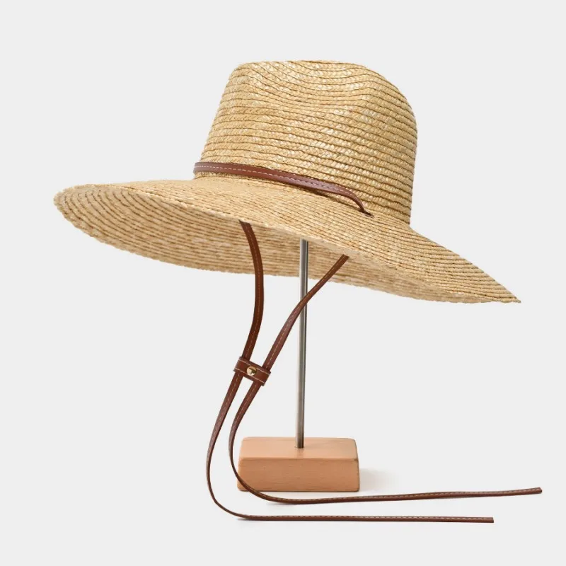 Jazz Straw Summer Hat Women Sun Beach Hat with Wind Lanyard Wide Brim UPF 50+ Sun Protection Panama Hat
Jazz Straw Summer Hat Women Sun Beach Hat with Wind Lanyard Wide Brim UPF 50+ Sun Protection Panama Hat