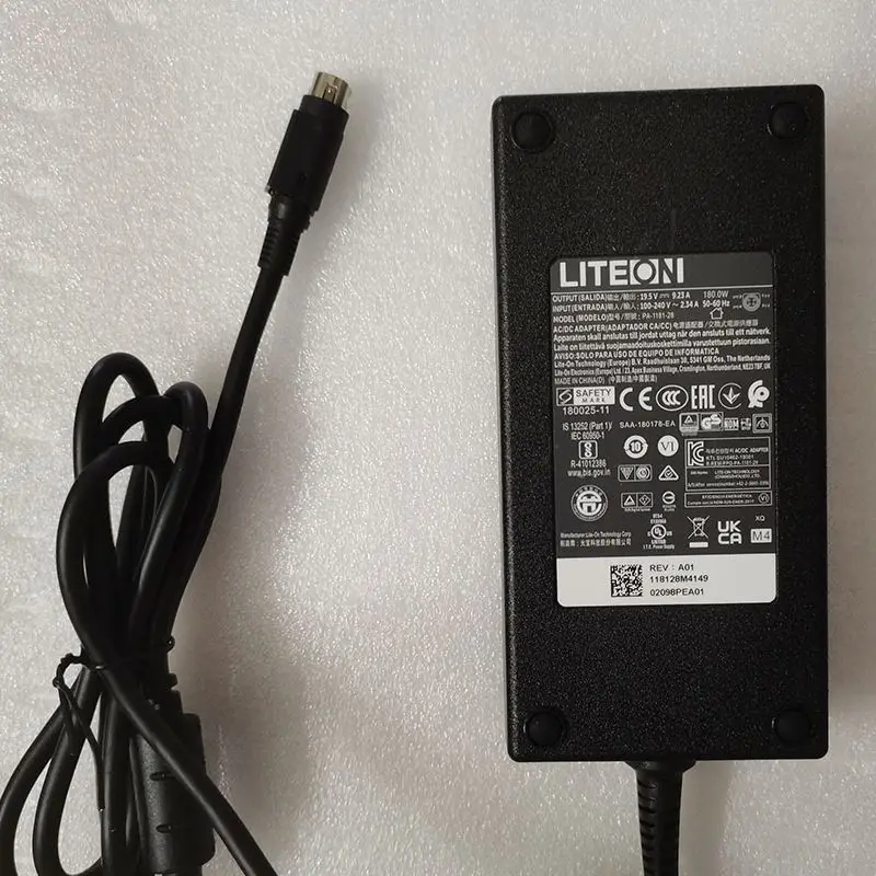 Подлинный LITEON 19,5 V 9.23A 180W PA-1181-28 4PIN адаптер питания для ноутбука Зарядное устройство 118128M4149 REV: A01
Подлинный LITEON 19,5 V 9.23A 180W PA-1181-28 4PIN адаптер питания для ноутбука Зарядное устройство 118128M4149 REV: A01