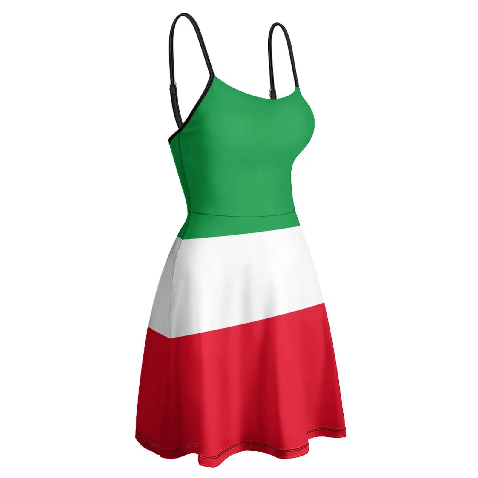 

Flag of North Rhine-Westphalia Women's Sling Dress Funny Graphic Exotic Woman's Clothing Cool Vacations Dresses