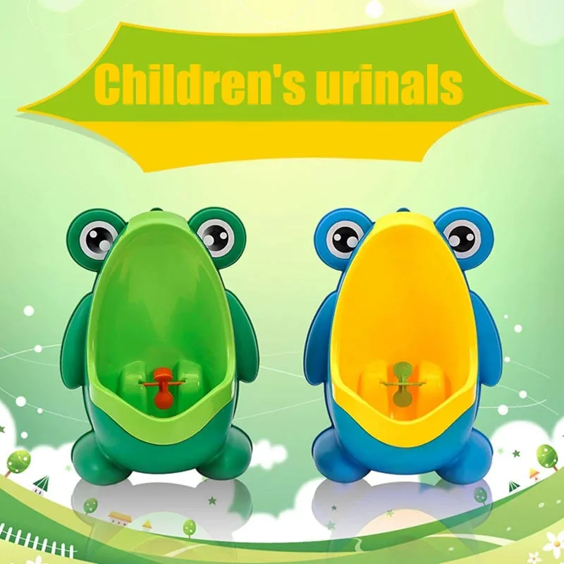 

Baby Boys Standing Potty Frog Shape Wall-Mounted Urinals Toilet Training Children Stand Vertical Urinal Potty Pee Infant Toddler