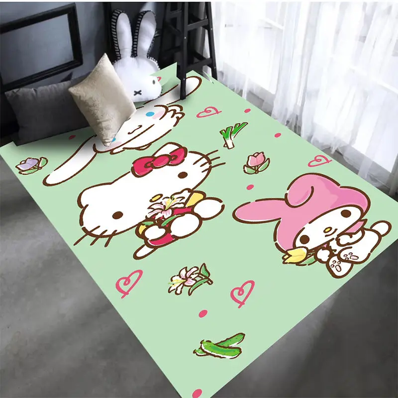 Hello Kitty Anime Sanrio Kawaii Anime Bed Blanket Living Room Coffee Table Floor Mat Cute My Melody Kuromi Cartoon Carpet Toys
Hello Kitty Anime Sanrio Kawaii Anime Bed Blanket Living Room Coffee Table Floor Mat Cute My Melody Kuromi Cartoon Carpet Toys