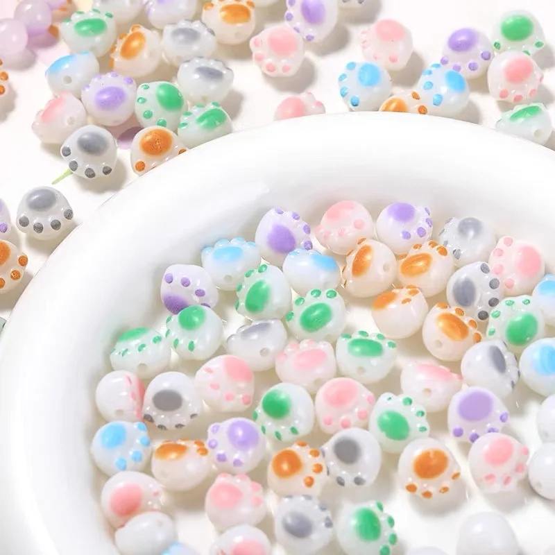 20Pcs 11*12mm Cute Cat Paw Charms Acrylic Pendant For Jewelry Making Diy Bracelet Necklace Earrings Handmade Accessories Supplie
20Pcs 11*12mm Cute Cat Paw Charms Acrylic Pendant For Jewelry Making Diy Bracelet Necklace Earrings Handmade Accessories Supplie