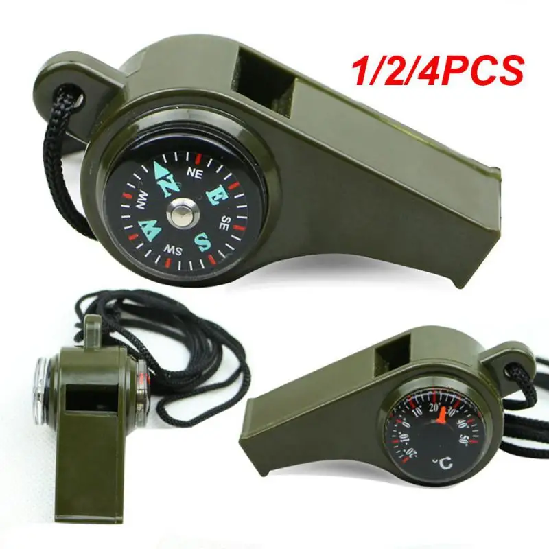 1/2/4PCS 3in1 Survival Whistle Mutifunction Lightweight Whistle Thermometer Compass For Camping Hiking And Outdoor Activities
1/2/4PCS 3in1 Survival Whistle Mutifunction Lightweight Whistle Thermometer Compass For Camping Hiking And Outdoor Activities