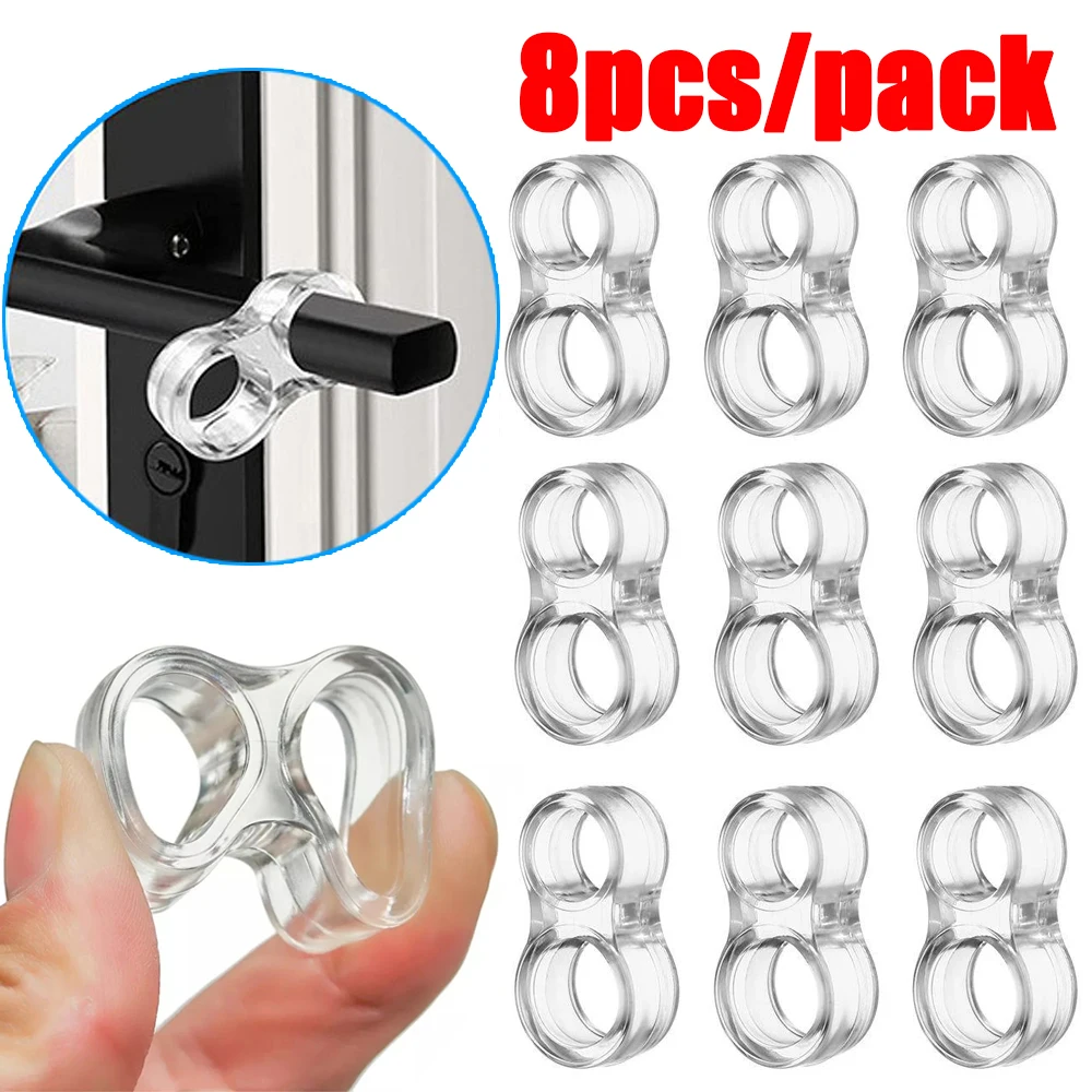 1/8PC Transparent PVC Buffer Door Stoper Door Handle Anti-collision Covers Ring Wall Furniture Protective Safety Shockproof Pad
1/8PC Transparent PVC Buffer Door Stoper Door Handle Anti-collision Covers Ring Wall Furniture Protective Safety Shockproof Pad