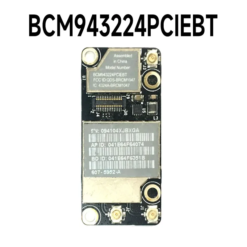 Беспроводная Wi-Fi WLAN + Bluetooth-карта BroadCom BCM943224PCIEBT BCM43224 для A1278 A1286 A1297 607-6503-A 607-714
Беспроводная Wi-Fi WLAN + Bluetooth-карта BroadCom BCM943224PCIEBT BCM43224 для A1278 A1286 A1297 607-6503-A 607-714